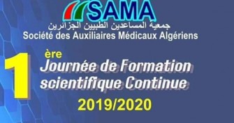1&egrave;re Journ&eacute;e de Formation scientifique Continue 2019 /2020- 26 octobre 2019, Alger.