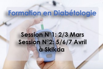 Formation en Diab&eacute;tologie - 02 mars au 07 avril 2018 &agrave; Skikda 