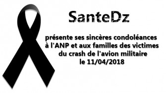 Condol&eacute;ances du crash de lavion militaire le 11/04/2018