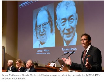 Le Prix Nobel de M&eacute;decine r&eacute;compense les recherches contre le cancer