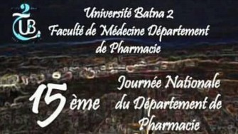 15&egrave;me journ&eacute;e nationale du d&eacute;partement de pharmacie - 16 et 17 Mars 2018 &agrave; Batna